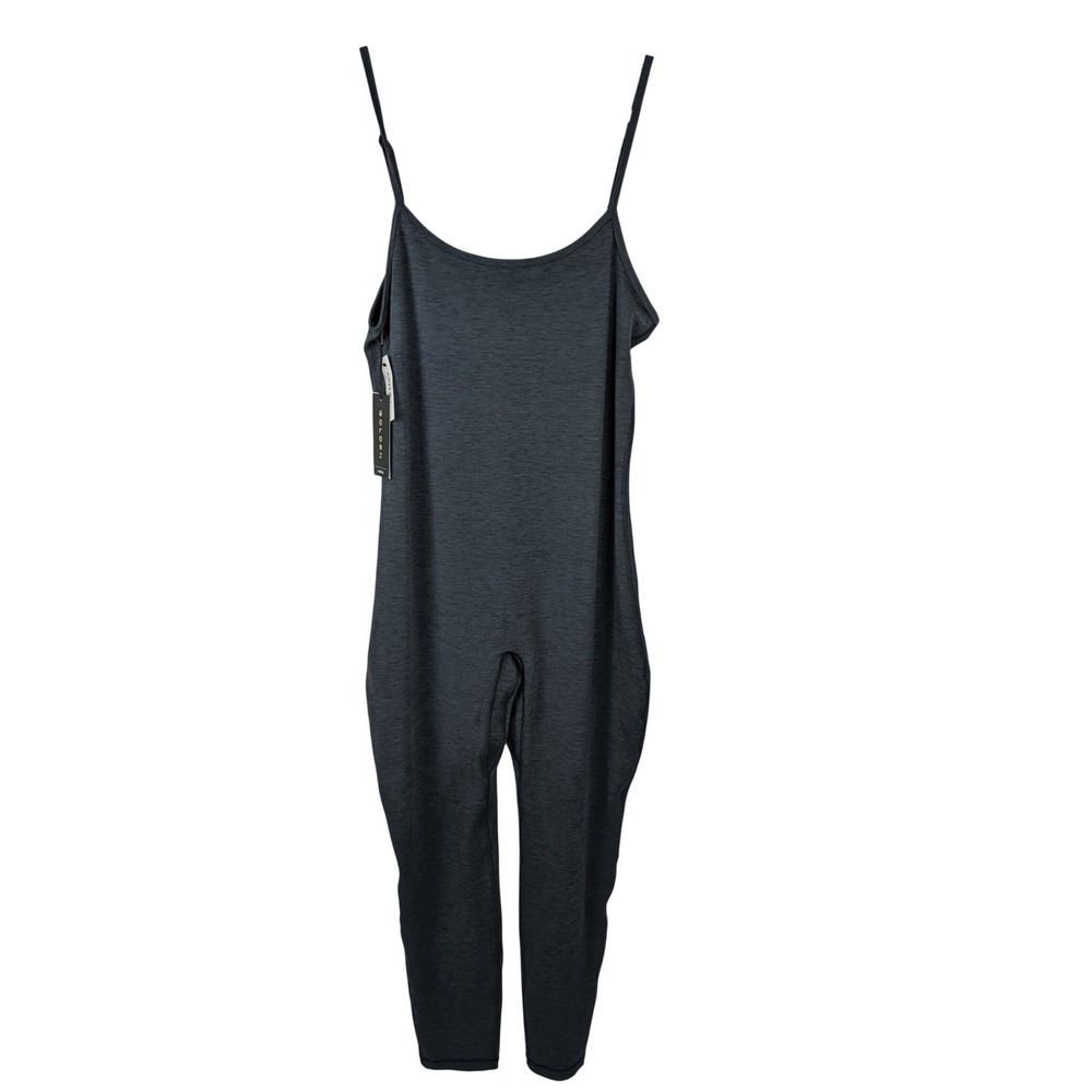 Golden by Aritzia Womens XL Charcoal Grey Heathered Activewear Jumpsuit NWT